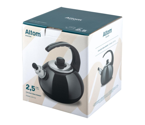 Altom Czajnik emaliowany 2,5 l czarny indukcja - 1611104 - zdjęcie 5